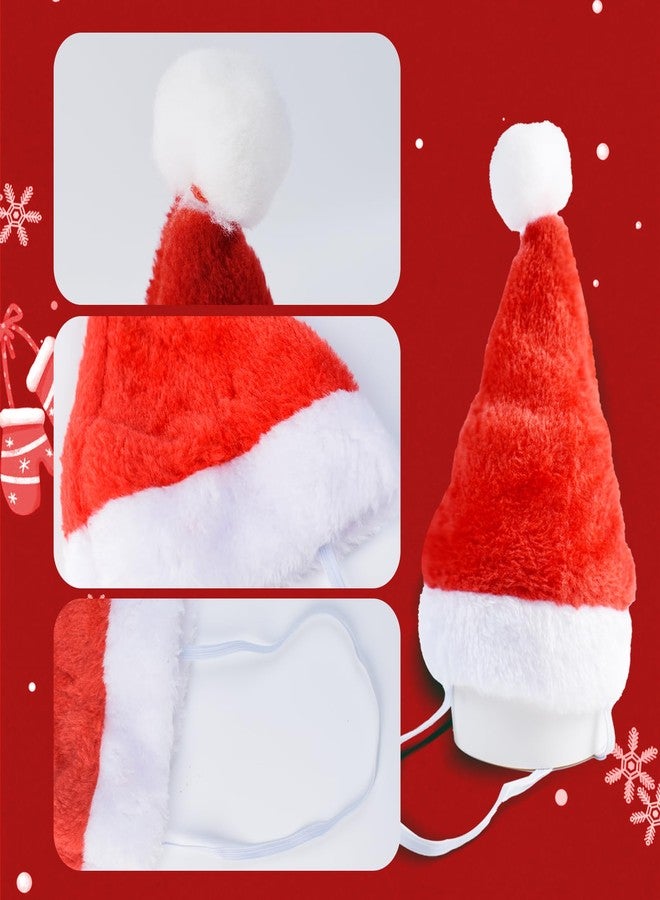 Dancepanda Mini Dog Santa Hat for Dogs Christmas Hat,Small Cat Santa Hats(Red) - Image 3